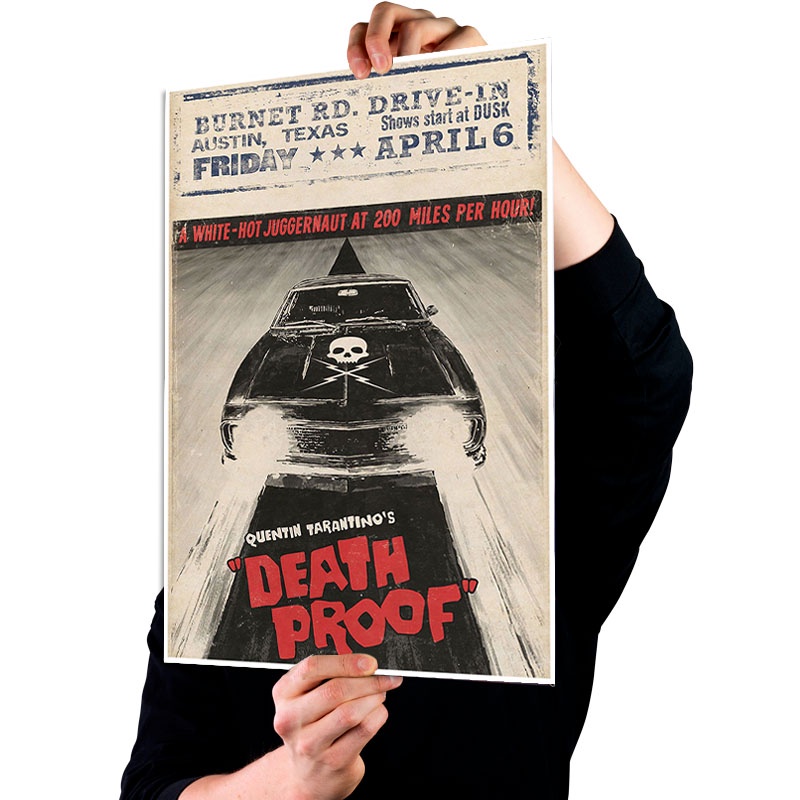 Poster Giấy Kraft In Hình Phim Kill Bill Pulp Fiction Trang Trí Phòng Khách Phong Cách Vintage