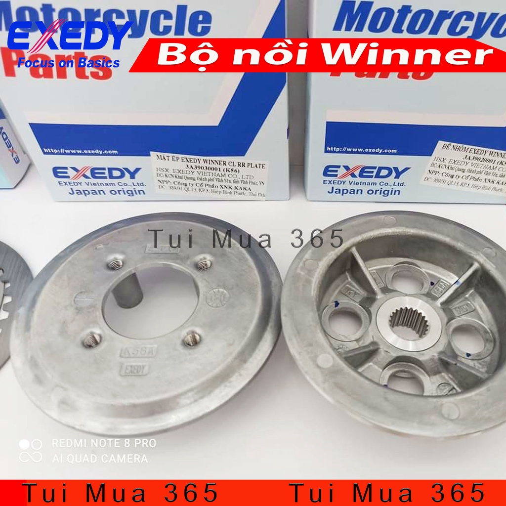 Bộ Nồi Ly Hợp 4 Món dành cho xe Honda Winner 150cc , Winner X, Sonic 150, GTR 150 V1 V2, Honda CB – CBR 150 K15 K45