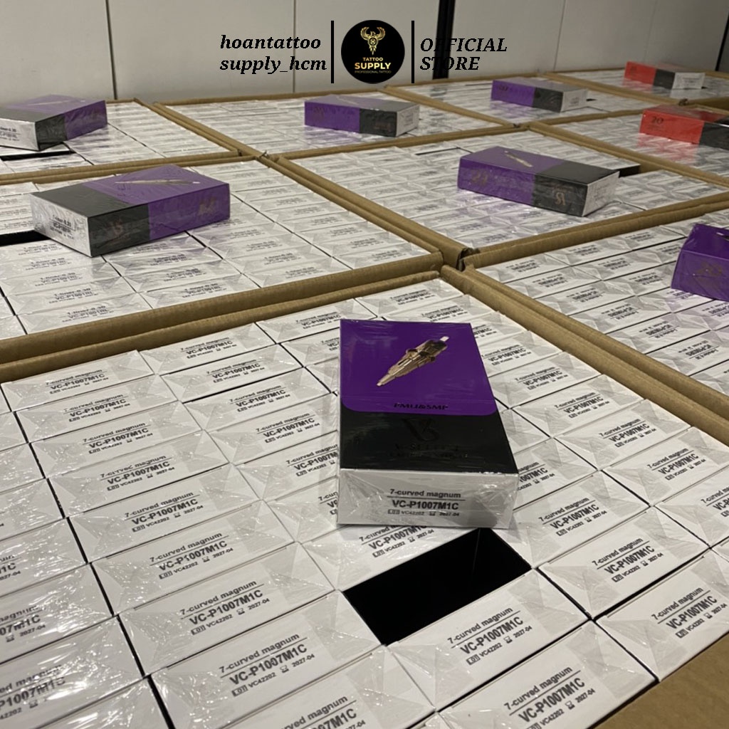 Kim phun xăm đầu đạn EZ V SELECT máy pen 1 hộp 20 chiếc