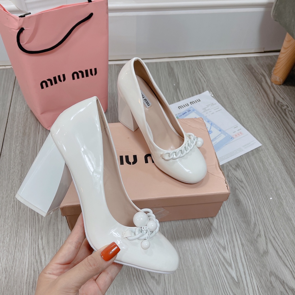 Giày cao gót Miumiu siêu hot, hàng supper fullbox