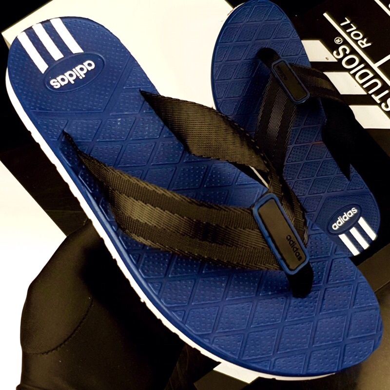 Dép kẹp thể thao nam Adidas3S,đế chống trơn trượt, mặt trên đi êm chân.