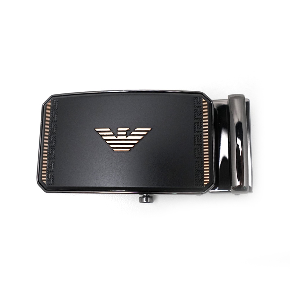 Mặt khóa thắt lưng nam, đầu khóa lăn cao cấp màu đen nhám sang trọng L255D