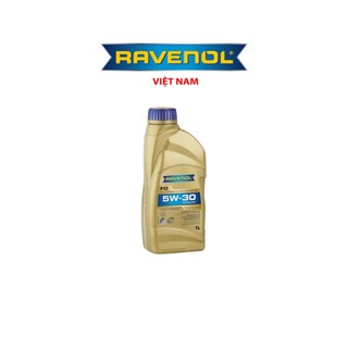 Dầu nhớt ô tô chạy xăng, diesel tổng hợp a5/b5 ravenol fo 5w-30 1l