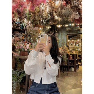 Áo sơ mi lụa cổ tàu hàng thiết kế by Basic room