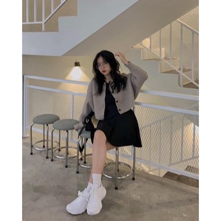 Áo croptop len sóng ( có sẵn )