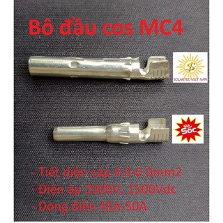Bộ đầu cos MC4 Leader 1500V chuyên dụng cho điện năng lượng mặt trời