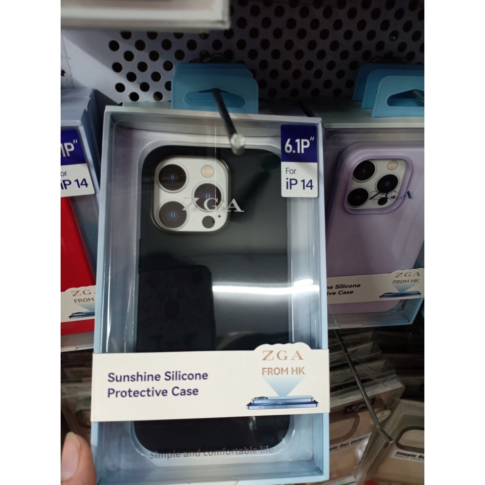 Ốp lưng Silicon chống bẩn iPhone 14 Pro,14 pro max chính hãng ZGA