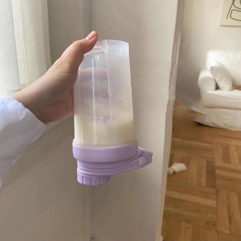 Bình Nước Nhựa Trong Suốt Dung Tích Lớn Thiết Kế Dễ Thương Tiện Dụng Cho Học Sinh