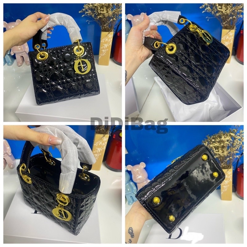 Túi Đeo Chéo Túi Đeo Vai Da Bóng Trần Trám Kèm Phụ Kiện Sang Chảnh TX245