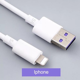Dây Cáp Sạc Nhanh 5A 1m 2m Micro USB Type C Cho Iphone Android IOS