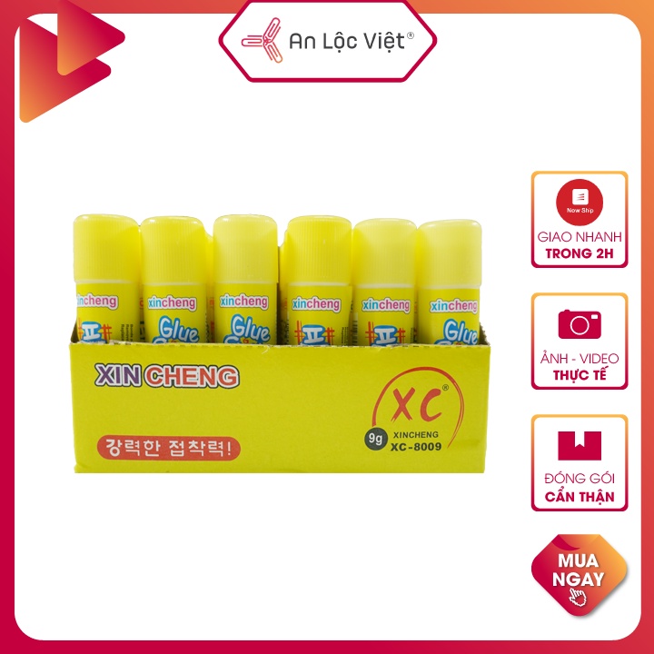 Combo 5 Chai Hồ khô Xincheng dán giấy
