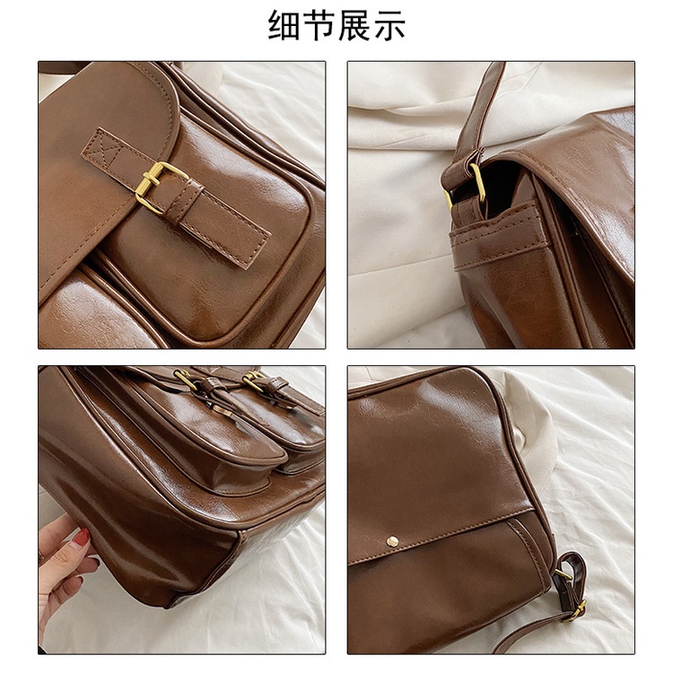 Túi Xách JASMIN NOIR Da PU Đeo Chéo Thời Trang Dành Cho Nữ