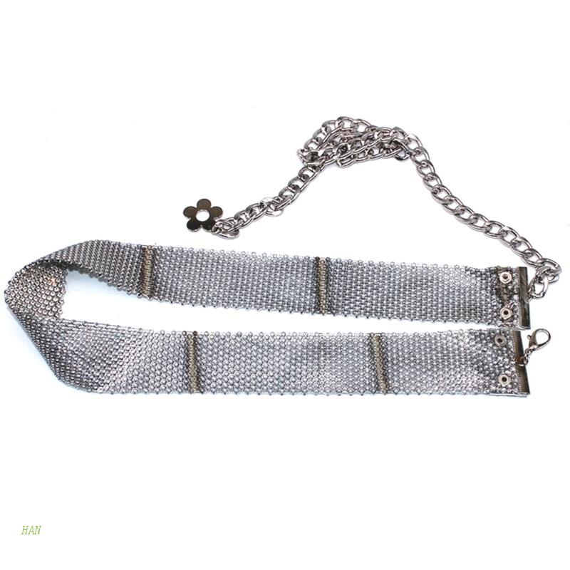 Thắt Lưng Đính Đá Lấp Lánh Thời Trang Phương Tây Cho Nữ