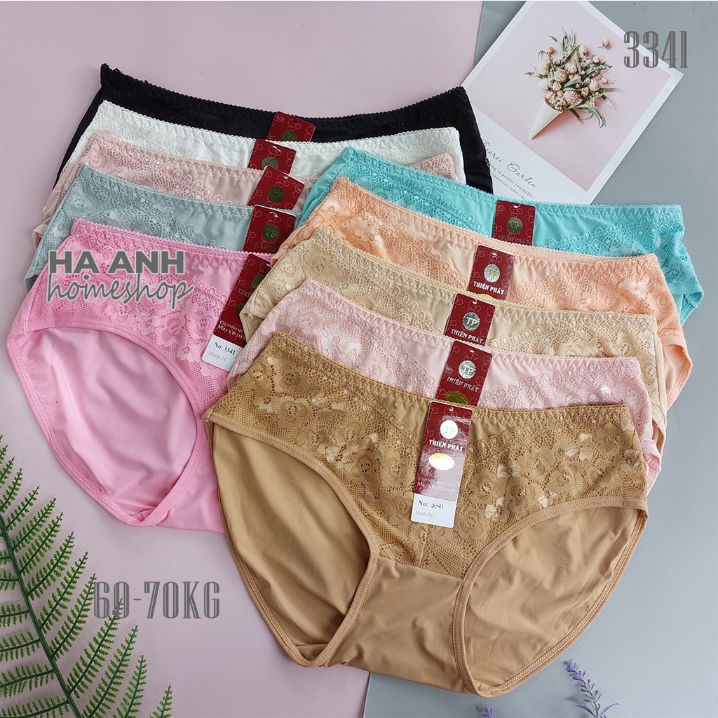 Quần lót nữ thun lạnh 3341 (60-70kg)