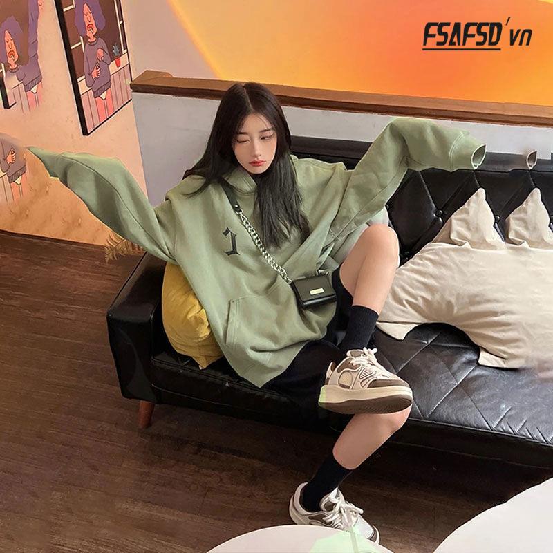 Áo Hoodie 100% Cotton In Họa Tiết Thời Trang Cho Cặp Đôi