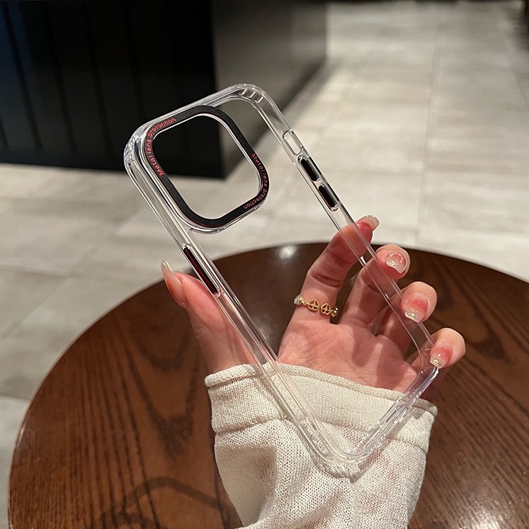 Ốp Điện Thoại TPU acrylic Chống Rơi Chất Lượng Cao Cho Iphone14 13 12 Pro Max Plus