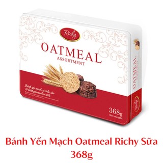 Bánh yến mạch oatmeal richy sữa hộp 368g