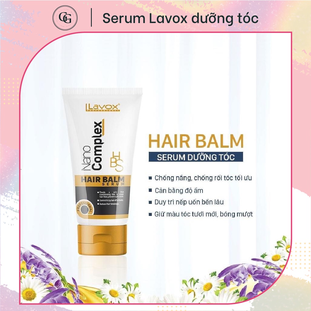 Serum Lavox 60ml phục hồi tóc hư tổn ngăn ngừa tóc chẻ ngọn giảm gãy rụng tối ưu