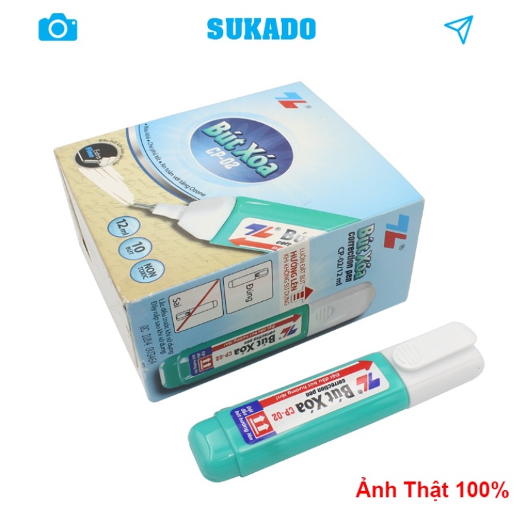 SỈ 10 CÂY BÚT XOÁ THIÊN LONG CP-02.HÀNG CHÍNH HÃNG CÔNG TY VĂN PHÒNG PHẨM
