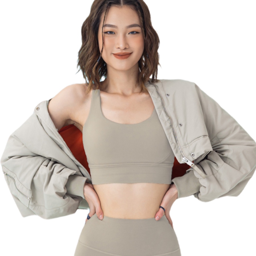 Áo tập thể thao Big Size gym yoga dành cho nữ Essential mút độn Today U Wear