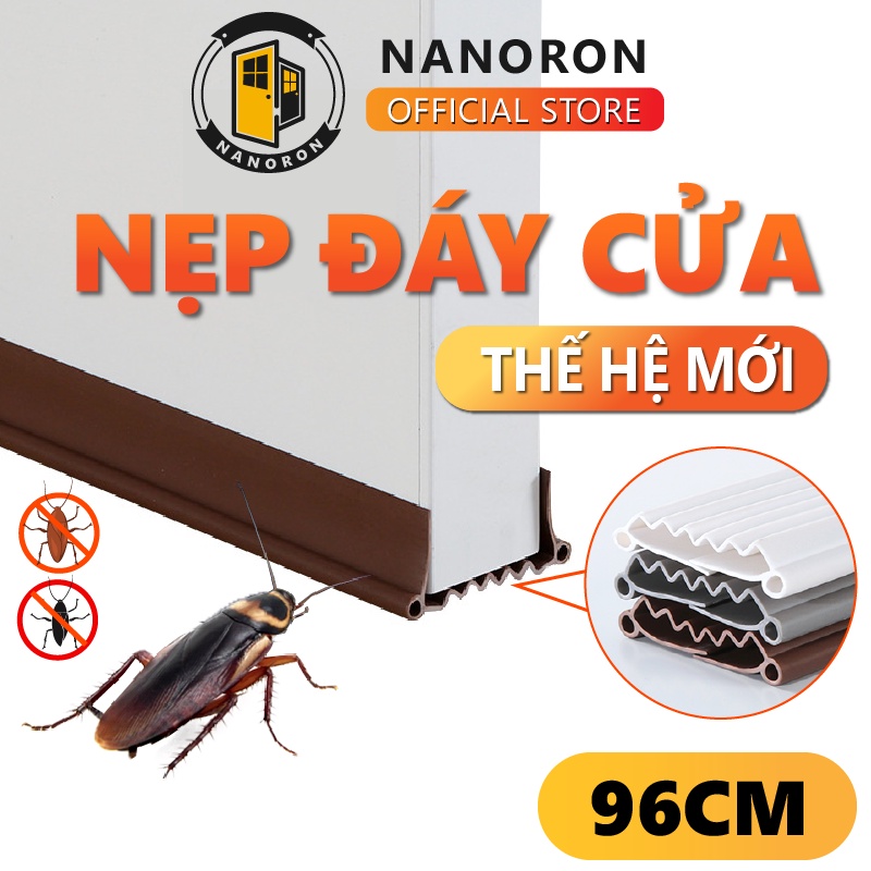 Thanh chắn cửa chống ồn, chống thoát hơi gió điều hòa NANORON Nẹp xốp ZICZAC thế hệ mới chặn gió khe cửa