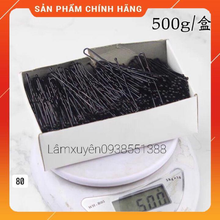 Kẹp Tăm Chữ Y, U Loại Tốt Không Gỉ, Kẹp Gim Tóc siêu chắc hộp 500G bới tóc cô dâu thép sơn tĩnh điện cao cấp