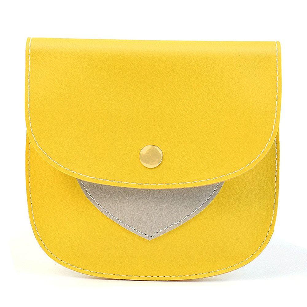 JARRED Túi Đựng Băng Vệ Sinh Tai Nghe Bằng Da PU Họa Tiết Trái Tim Xinh Xắn Cho Nữ