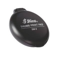 TAMPON /KHAY TAMPON mực lăn tay tròn Shiny Thumb print pad SM 2