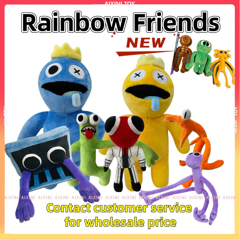 Roblox Đồ chơi nhồi bông Hình Rainbow Friends Roblox Cầu Vồng Cho Bé