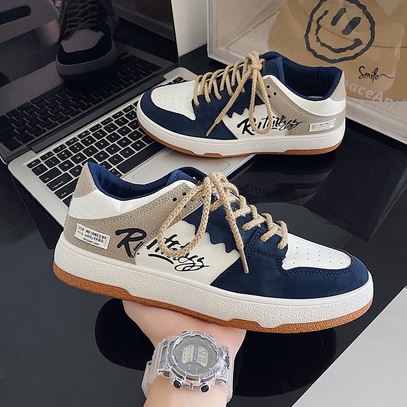 Giày sneaker nam Chukky đơn giản bắt mắt màu nổi bật