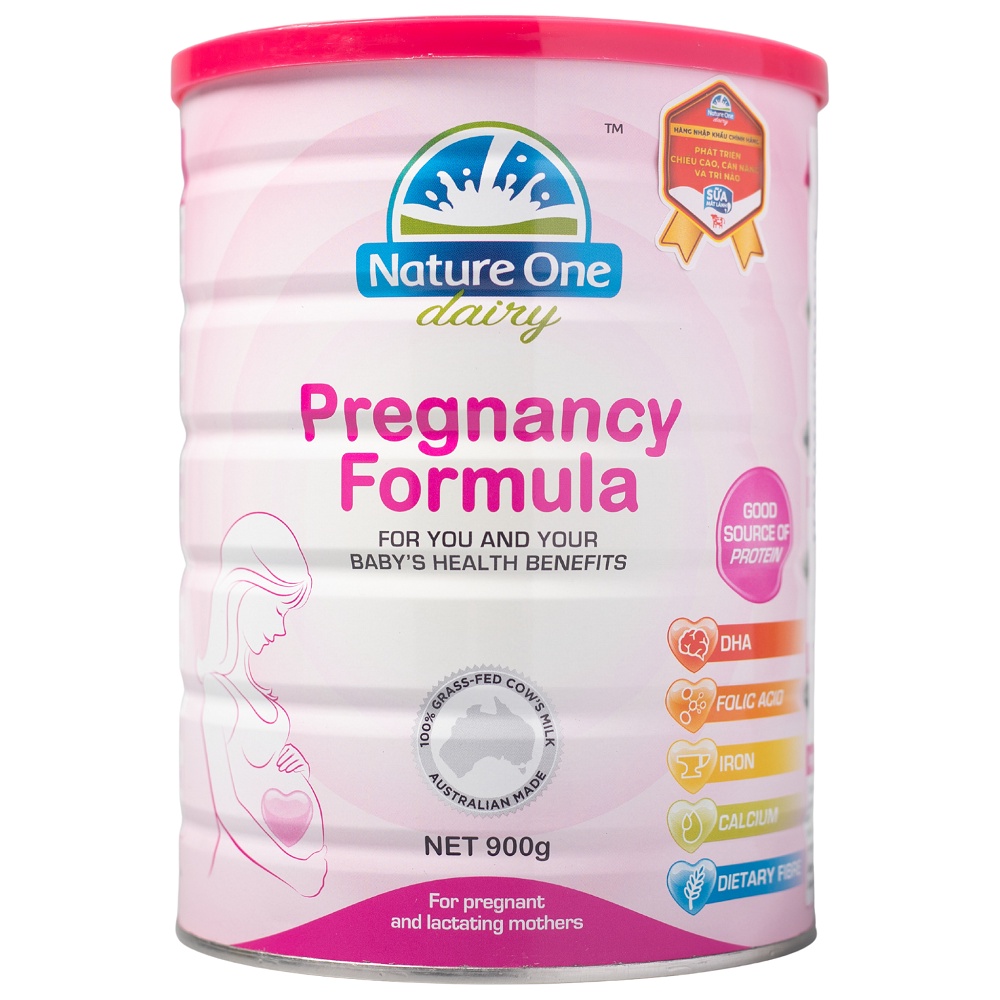 Sữa Bầu NATURE'S ONE Dairy Pregnancy Formula Tăng Cường Sức Đề Kháng Cho Mẹ Và Thai Nhi Hộp 900g
