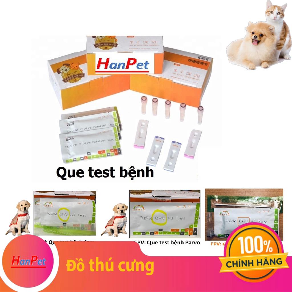 (1 bộ kit) Que Test bệnh chó Parvo Care (CPV CDV FPV cho mèo) que thử bệnh chó giảm bạch cầu mèo