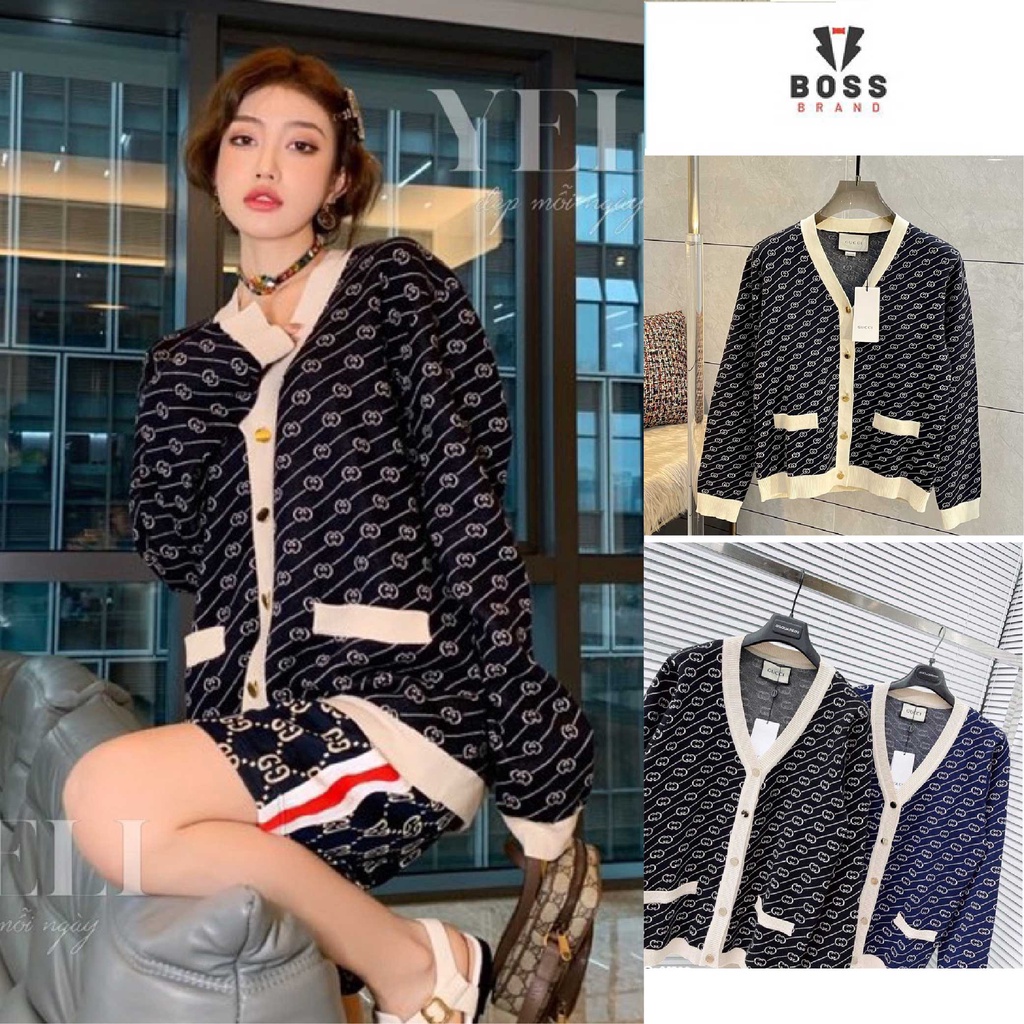 Áo khoác Cardigan Gucci, áo khoác Gucci,form rộng cao cấp,áo khoác nam nữ, trend 2022