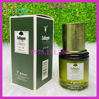 Tinh dầu dưỡng tóc collagen toco 60ml - siêu phục hồi tóc hư tổn