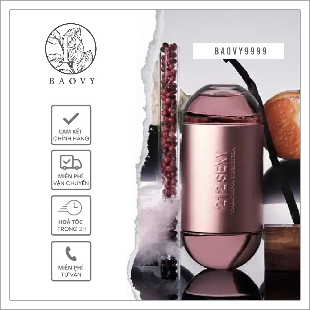 ✨ Nước hoa 212 SEXY Nữ EDT - 10ml