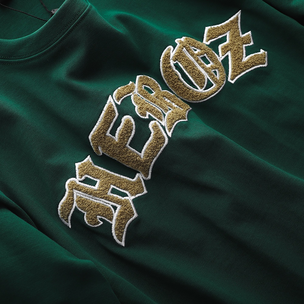 Áo thun nam cổ tròn chất vải cotton 2 chiều dày dặn kết hợp logo xù cao cấp Heboz 3M - 00001284