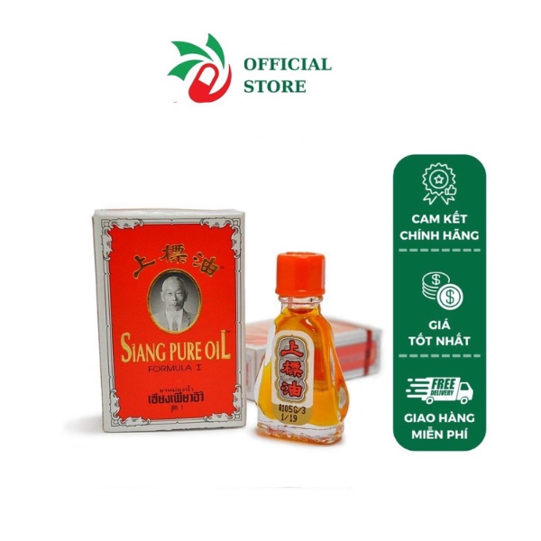 DẦU NÓNG THÁI ĐỎ SIANG PURE OIL - THÁI LAN 3cc VÀ 7cc