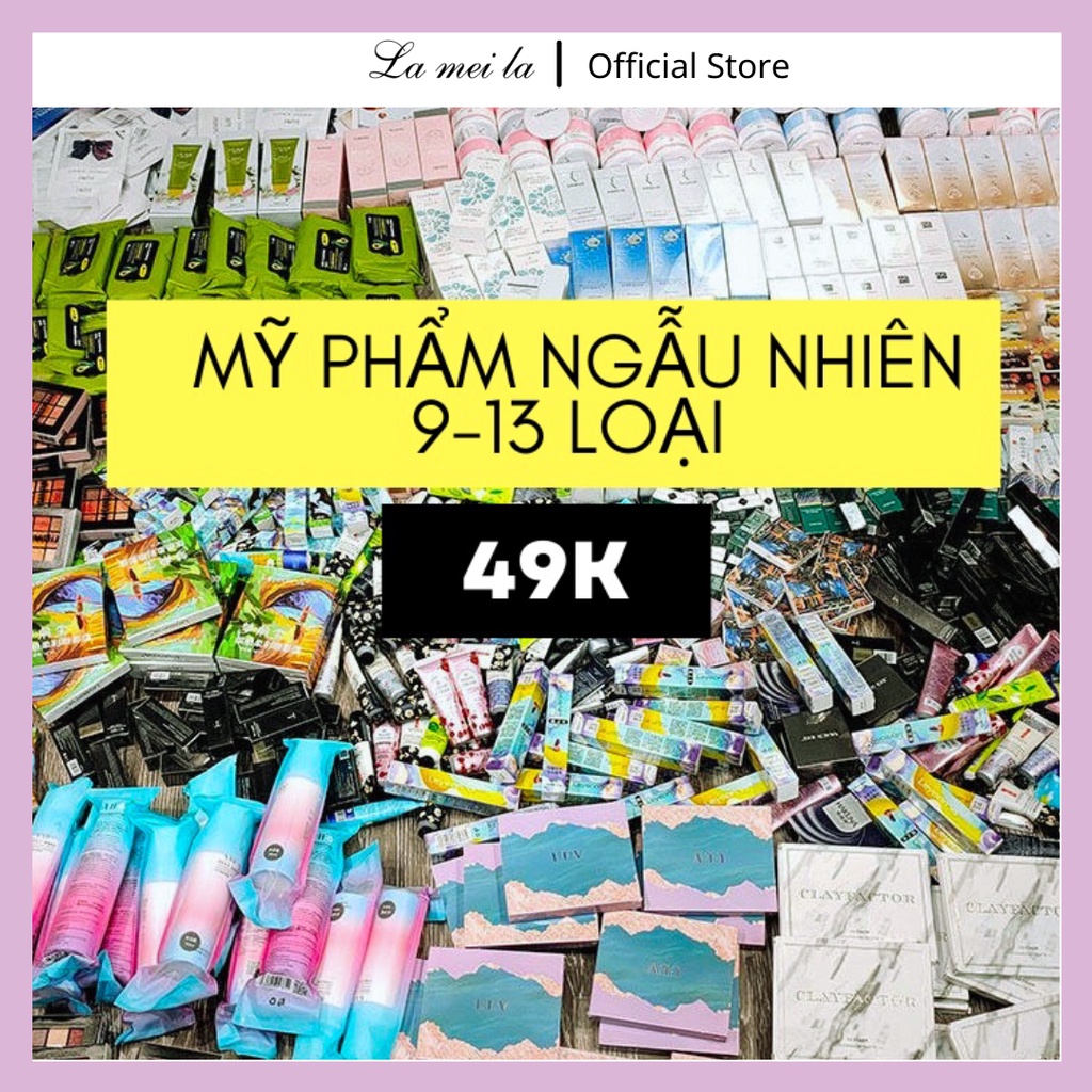 Combo mỹ phẩm ngẫu nhiên siêu tiết kiệm nội địa trung 9-13 món CB9