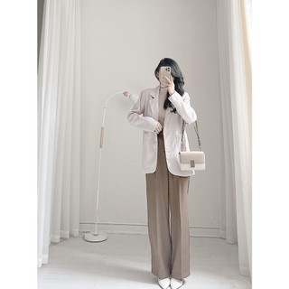Áo blazer cúc xẻ sau by Samhyewear