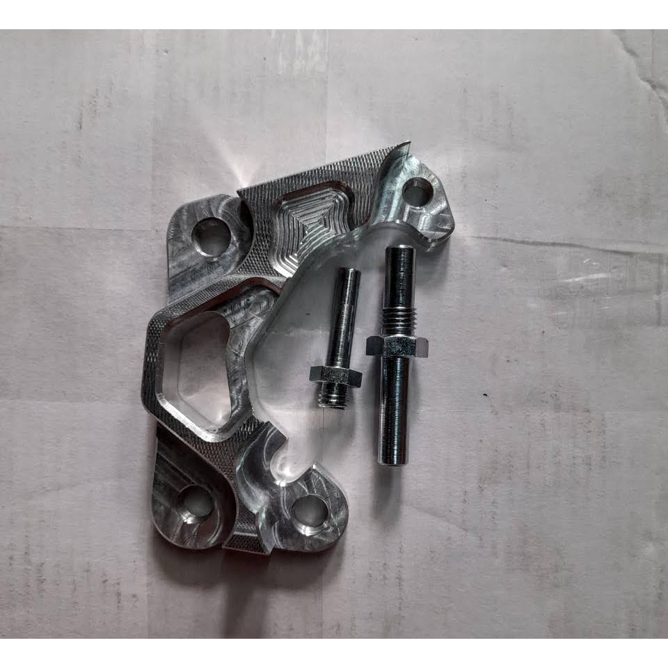 Bass nhôm CNC dùng cho gắn đĩa lớn heo zin phuộc zin các loại xe máy