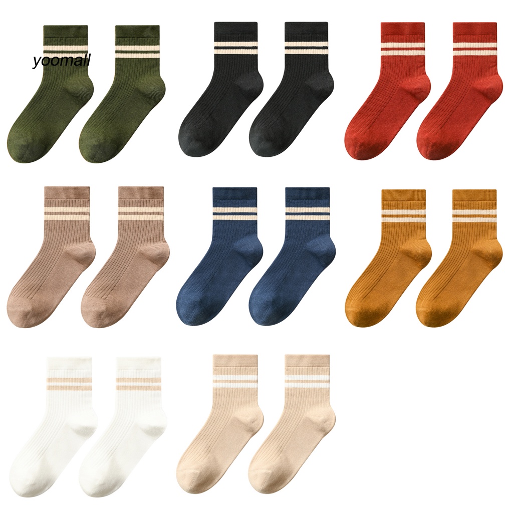 1 Đôi Vớ Mềm Mại Thấm Hút Mồ Hôi Mùa Đông Cho Nữ