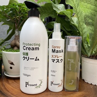 Hấp, xịt dưỡng, tinh dầu phục hồi tóc hư tổn prosee - cam kết chính hãng