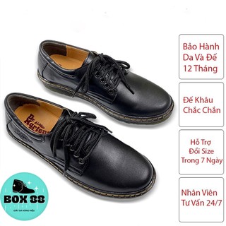 [Ảnh Thật] Giày đốc thấp cổ da bò 100% giày đốc nam, dr matens.