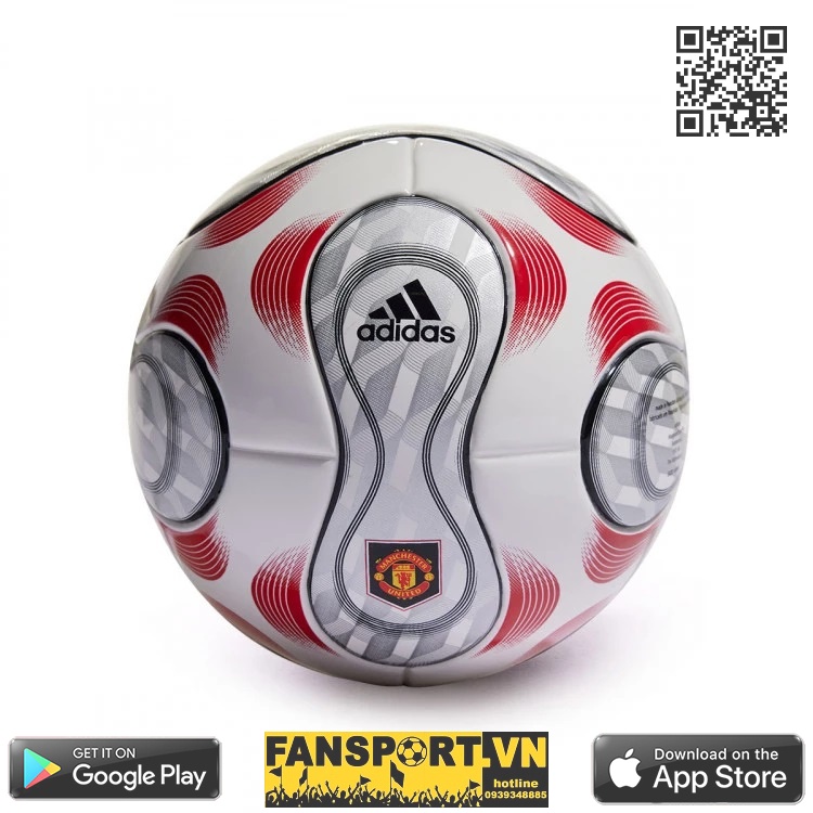 Trái bóng Manchester United 2022 2023 away white HI2191 Adidas size 5 ball quà tặng