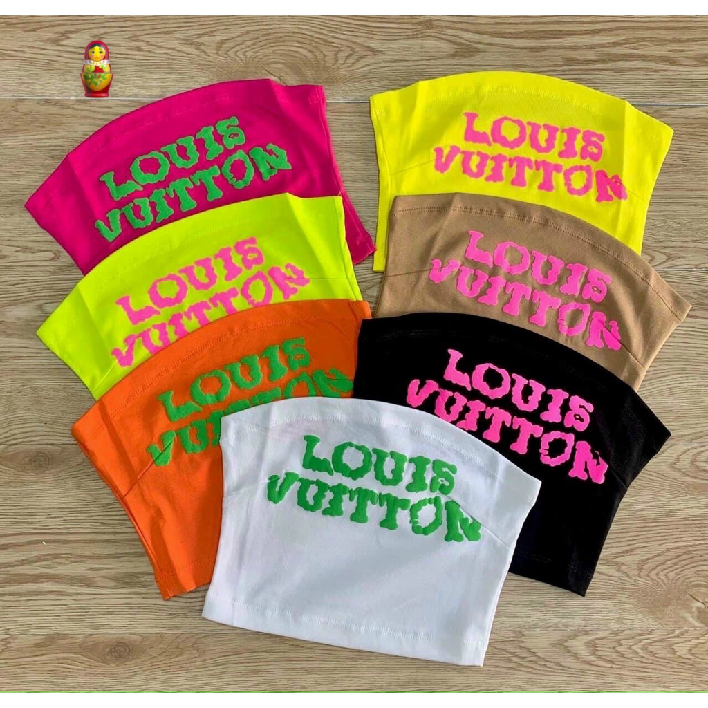 Áo ống croptop in chữ màu eo vì cực hot , chất thun bozip mềm mát