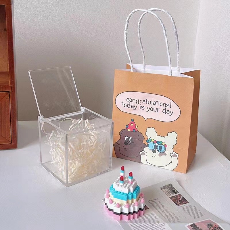 Đồ Chơi Lắp Ráp Hình Bánh Kem Sinh Nhật Mini DIY