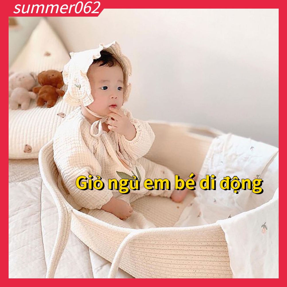 [Hàng Sẵn] Cũi trẻ em di động thích hợp để mang theo bên ngoài【Summer062】