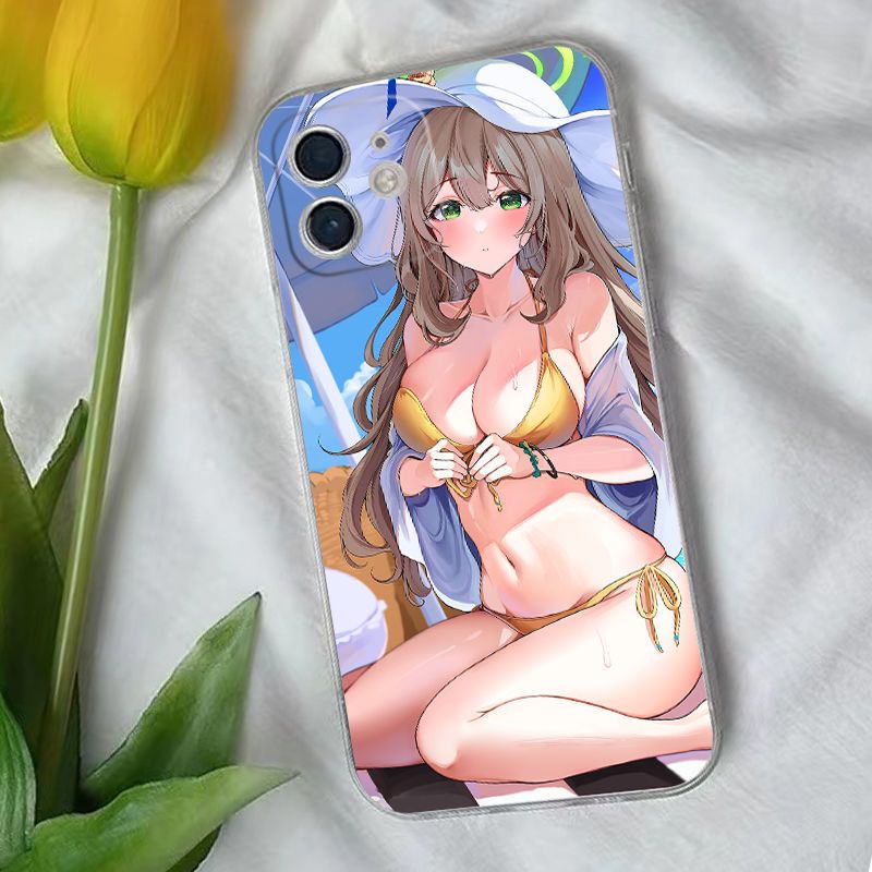 Ốp Điện Thoại Tpu Mềm Hình Anime Nhật Bản Cho IPhone 14 11 12 13 Pro Max XS X XR 6 7 8 plus SE2