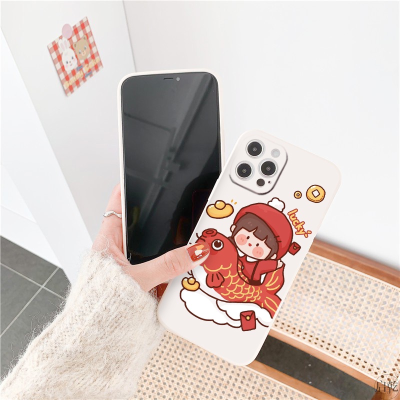 Ốp điện thoại iphone tiền tài ốp vuông bảo vệ cam 6/6splus/7/7plus/8/8plus/x/xr/xs/11/12/13/14/pro/max/plus/promax