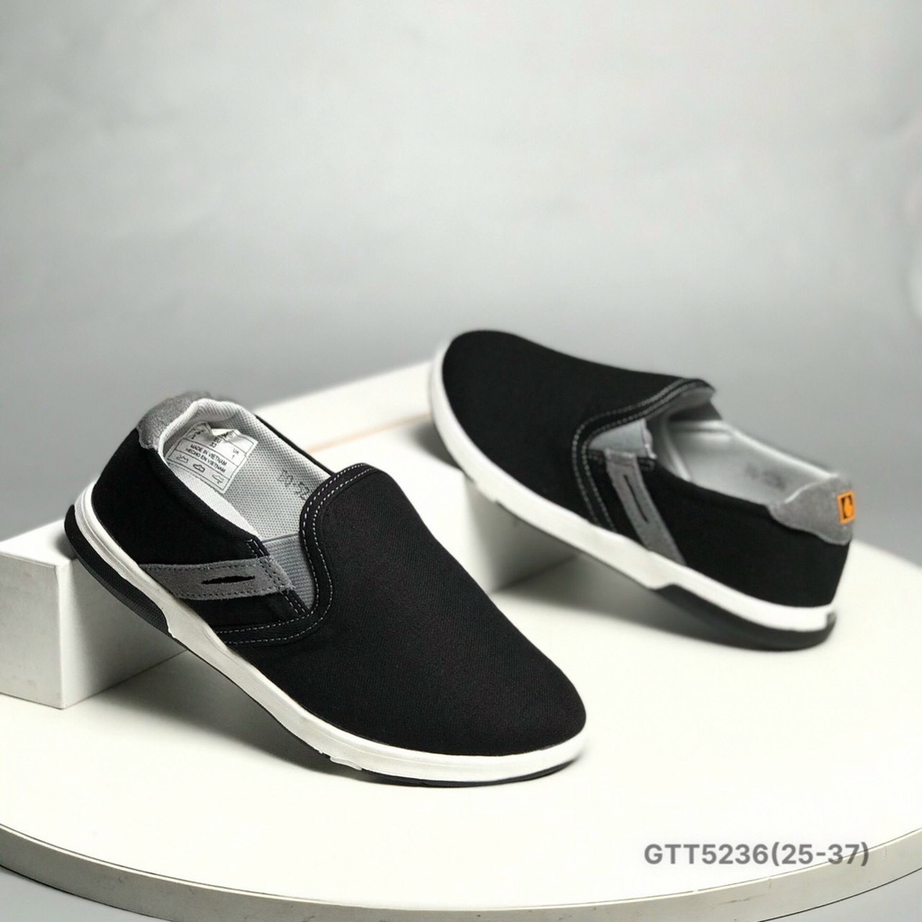 Giày Lười Vải trẻ em BQ 25-36 ❤️FREESHIP❤️ Giày thể thao dáng lười đế cao su cho bé trai GTT5236